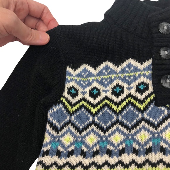 Gymboree Winter Fair Isle Cotton Galactic Sweater Size 18-24 Months - Picture 8 of 13
